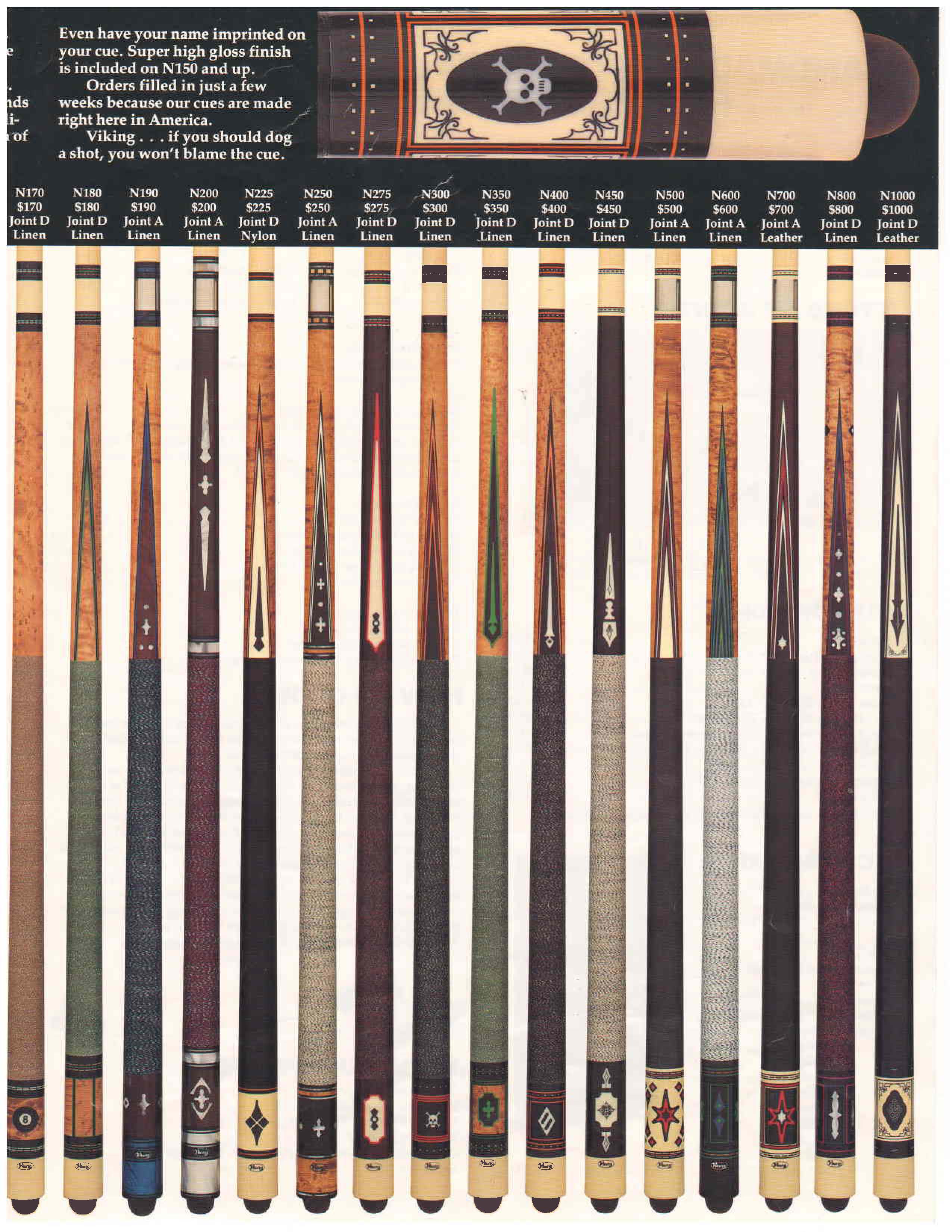 1989 N Series Viking Cue